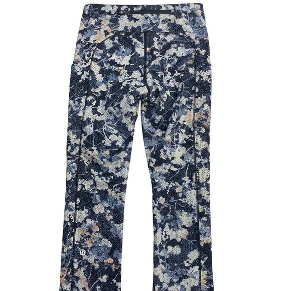LULULEMON Speed Up Tight 28" Sz 4 Spring Bloom Multi - Picture 4 of 6